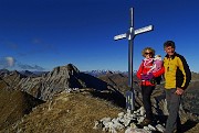 66 Alla croce di vetta del Monte Secco  (2293 m) con Pegherolo